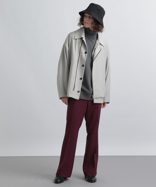 HARE（ハレ）の「TRフラシZIPブルゾン(HARE)（ブルゾン・メンズ・ブラック/グレー/グリーン・SMALL/MEDIUM）」の12枚目の写真