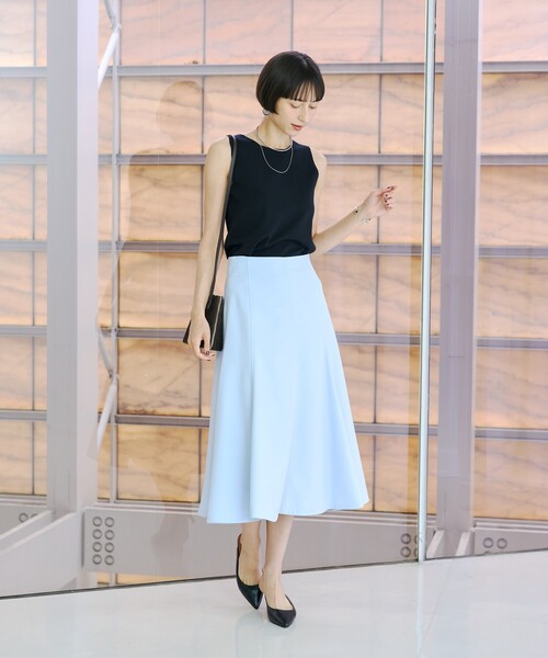 Rouge vif(ルージュヴィフ)の「【XSサイズ展開】フレアサーキュラースカート(スカート・レディース・アイボリー/ブラック/ピンクベージュ/サックスブルー・34/36/38)」の20枚目の写真