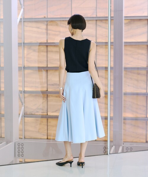 Rouge vif(ルージュヴィフ)の「【XSサイズ展開】フレアサーキュラースカート(スカート・レディース・アイボリー/ブラック/ピンクベージュ/サックスブルー・34/36/38)」の14枚目の写真