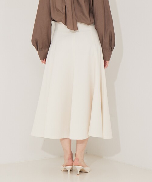 Rouge vif(ルージュヴィフ)の「【XSサイズ展開】フレアサーキュラースカート(スカート・レディース・アイボリー/ブラック/ピンクベージュ/サックスブルー・34/36/38)」の11枚目の写真