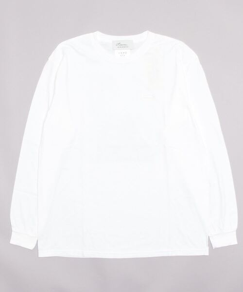 Azuma.(アズマ)の「Azuma. RYOJI YAMADA PULLOVER L/S(Tシャツ/カットソー・メンズ・ホワイト/ブラック/ブルー・0)」の2枚目の写真