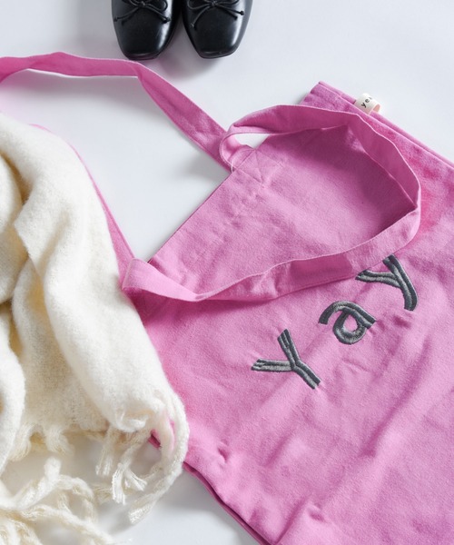 CALIFORNIA OUTFITTERS(カリフォルニア アウトフィッターズ)の「起毛仕切りロゴトート(トートバッグ・レディース・チャコールグレー/ピンク/グレー系その他/ナチュラル/ベージュ系その他/ブルー系その他/コーラルピンク/ネイビー系・ONE SIZE)」の10枚目の写真