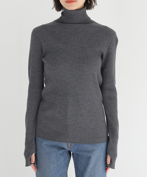 ドゥーズィエムクラス　Basic Rib タートルネックプルオーバー Deuxieme Classe（ドゥーズィエムクラス）の「*Basic Rib