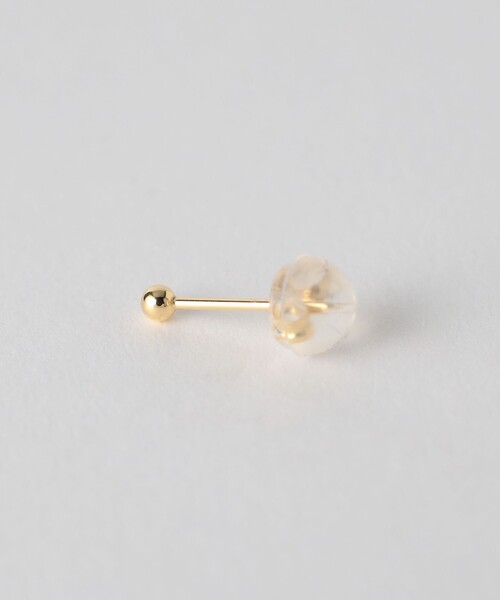 BEAUTY&YOUTH UNITED ARROWS(ビューティーアンドユースユナイテッドアローズ)の「K18 メタルボール ピアス/2mm/1P(ピアス(片耳用)・レディース・ゴールド・FREE)」の2枚目の写真
