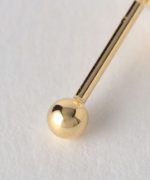 BEAUTY&YOUTH UNITED ARROWS(ビューティーアンドユースユナイテッドアローズ)の「K18 メタルボール ピアス/2mm/1P(ピアス(片耳用)・レディース・ゴールド・FREE)」の3枚目の写真