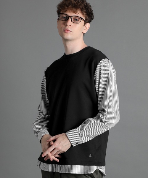 LANVIN en Bleu（ランバンオンブルー）の「シャツスリーブ フェイク 