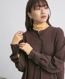 KBF | シースルーハイネックトップス(Tシャツ/カットソー)