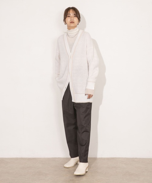 KBF（ケイビーエフ）の「シースルーハイネックトップス（Tシャツ/カットソー・レディース・オフホワイト/オレンジ/ボルドー・ONE）」の16枚目の写真