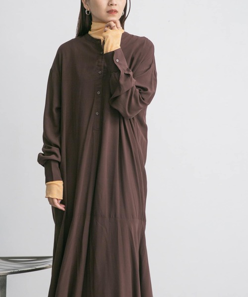 KBF（ケイビーエフ）の「シースルーハイネックトップス（Tシャツ/カットソー・レディース・オフホワイト/オレンジ/ボルドー・ONE）」の6枚目の写真