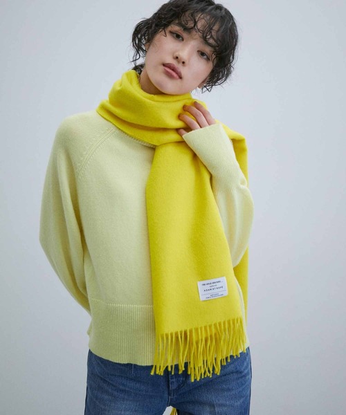 THE INOUE BROTHERS（ザイノウエブラザーズ）の「【THE INOUE BROTHERS for ADAM ET ROPE'】BRUSHED SCARF/UNISEX（マフラー・メンズ・ライトグレー/ブラック/ダークブラウン/パープル/グレー/カーキ/オレンジ/ブルー/キャメル/ライトブルー/イエロー/グリーン/ピンク・FREE）」の10枚目の写真