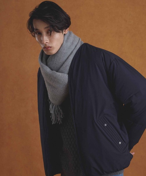 THE INOUE BROTHERS（ザイノウエブラザーズ）の「【THE INOUE BROTHERS for ADAM ET ROPE'】BRUSHED SCARF/UNISEX（マフラー・メンズ・ライトグレー/ブラック/ダークブラウン/パープル/グレー/カーキ/オレンジ/ブルー/キャメル/ライトブルー/イエロー/グリーン/ピンク・FREE）」の15枚目の写真