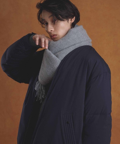 THE INOUE BROTHERS（ザイノウエブラザーズ）の「【THE INOUE BROTHERS for ADAM ET ROPE'】BRUSHED SCARF/UNISEX（マフラー・メンズ・ライトグレー/ブラック/ダークブラウン/パープル/グレー/カーキ/オレンジ/ブルー/キャメル/ライトブルー/イエロー/グリーン/ピンク・FREE）」の16枚目の写真