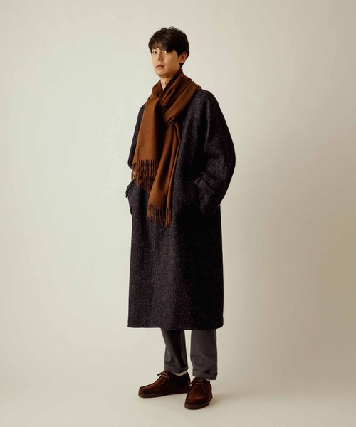 THE INOUE BROTHERS（ザイノウエブラザーズ）の「【THE INOUE BROTHERS for ADAM ET ROPE'】BRUSHED SCARF/UNISEX（マフラー・メンズ・ライトグレー/ブラック/ダークブラウン/パープル/グレー/カーキ/オレンジ/ブルー/キャメル/ライトブルー/イエロー/グリーン/ピンク・FREE）」の17枚目の写真