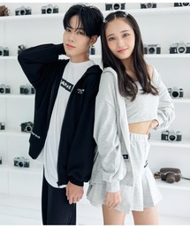 ANAP GｉRL（アナップガール）の「R+Sスウェットビッグパーカー【セットアップ着用可】（パーカー・キッズ）」