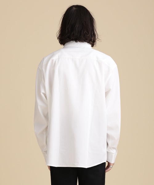 NANO universe(ナノユニバース)の「LB.04/WEB限定 エントリーワイドレギュラーカラーシャツ(シャツ/ブラウス・メンズ・ホワイト/ライトグレー/モカ・S/M/L)」の20枚目の写真
