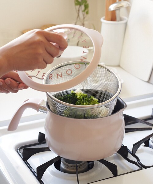 Afternoon Tea（アフタヌーンティー）の「ロゴワークスマルチポット（鍋/フライパン・レディース・ピンク・ONE SIZE）」の3枚目の写真