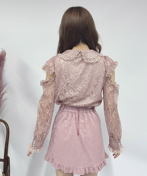 PI ribbon lacy B/L（シャツ/ブラウス）｜Swankiss（スワンキス