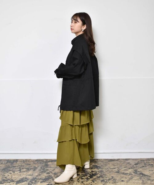 RETRO GIRL（レトロガール）の「2wayミリタリーJK（その他アウター・レディース・グリーン/ナチュラル/ブラック・FREE）」の5枚目の写真
