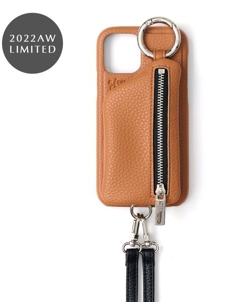 ajew（エジュー）の「ajew/エジュー/【ひも付き】 iPhone14（スマホケース/カバー・レディース・ホワイト/ブラック/ベージュ/ピンクベージュ/イエロー/ブルー/ブラウン系その他/ブラウン/グレー/オリーブ/その他3/ナチュラル/ブルー系その他3/レッド/モスグリーン/ピンク系その他5/ミント・FREE/F）」の5枚目の写真