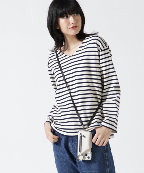 ajew（エジュー）の「ajew/エジュー/【ひも付き】 iPhone14（スマホケース/カバー・レディース・ホワイト/ブラック/ベージュ/ピンクベージュ/イエロー/ブルー/ブラウン系その他/ブラウン/グレー/オリーブ/その他3/ナチュラル/ブルー系その他3/レッド/モスグリーン/ピンク系その他5/ミント・FREE/F）」の18枚目の写真