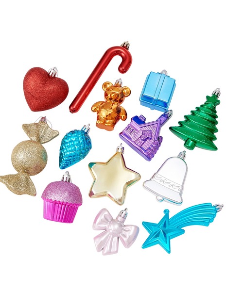 セール】セットオーナメント モチーフ 26個 マルチ（インテリア雑貨