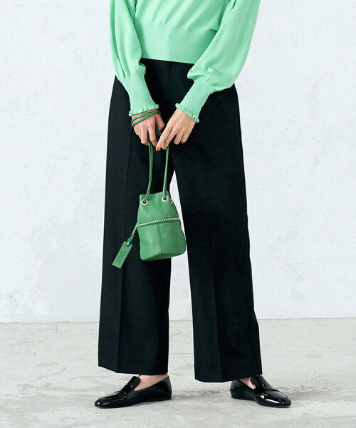 NOLLEY’S(ノーリーズ)の「ピーチセミワイドパンツ(その他パンツ・レディース・ブラック/ブラウン系その他/グレー系その他・38/34/36)」の21枚目の写真