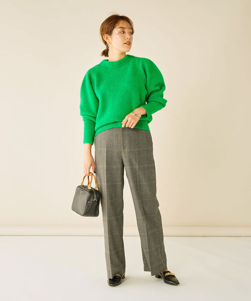 NOLLEY’S(ノーリーズ)の「ピーチセミワイドパンツ(その他パンツ・レディース・ブラック/ブラウン系その他/グレー系その他・38/34/36)」の10枚目の写真