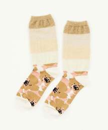 グラデシャギーソックス