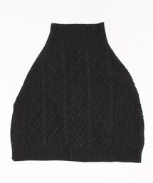 Samansa Mos2 | ケーブルニットケープスヌード(ネックウォーマー/スヌード)