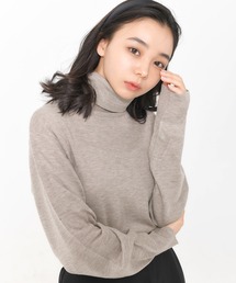 ソフトタッチタートルニット