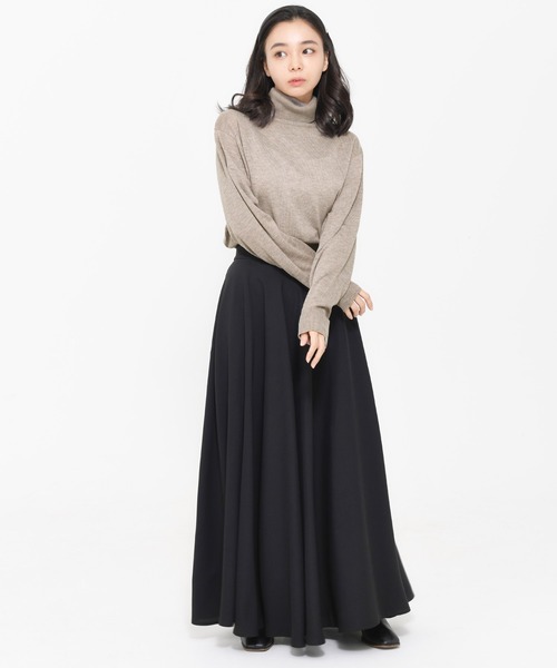 Dita Muaj.（ディータムアージュ）の「ソフトタッチタートルニット（ニット/セーター・レディース・ベージュ/アイボリー/ブラウン/ブラック・FREE）」の14枚目の写真