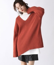 JEANASIS | 7G WアゼキリカエVプルオーバー/176295(ニット/セーター)