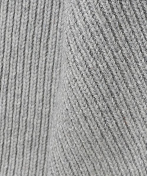 JEANASIS（ジーナシス）の「7G WアゼキリカエVプルオーバー/176295（ニット/セーター・レディース・チャコールグレー/ライトグレー/オレンジ・FREE）」の19枚目の写真