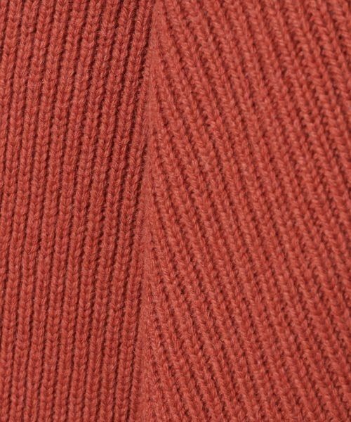 JEANASIS（ジーナシス）の「7G WアゼキリカエVプルオーバー/176295（ニット/セーター・レディース・チャコールグレー/ライトグレー/オレンジ・FREE）」の21枚目の写真