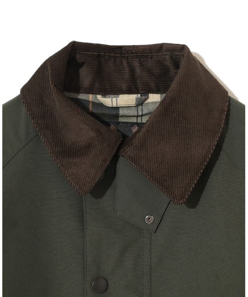 バブアー　バーレー　2レイヤー ロングコート（スリムフィット） Barbour ステンカラーコート コート 「BURGHLEY / バーレー」2
