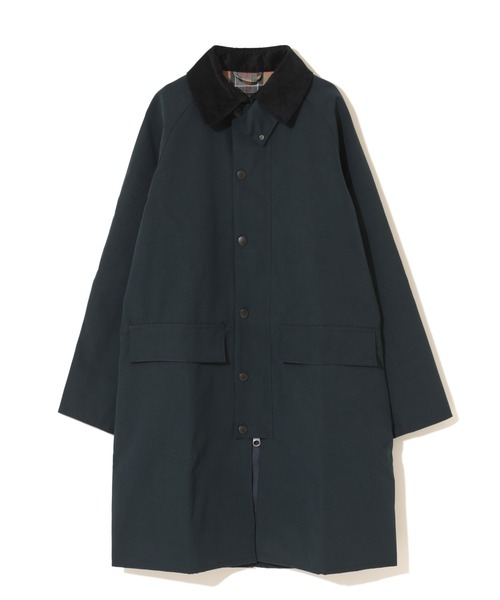 Barbour（バブアー）の「【BURGHLEY / バーレー】２レイヤー ロングコート（スリム フィット）（ステンカラーコート・メンズ・グリーン/ネイビー・34/40/38/36/42/44）」の17枚目の写真