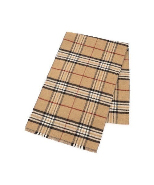 Perfect Suit FActory（パーフェクトスーツファクトリー）の「カシミンク　リバーシブルマフラー　V.FRAAS　ブラック/グレー/ネイビー（マフラー・メンズ・ネイビー/ブラック/チャコールグレー・FREE）」の5枚目の写真