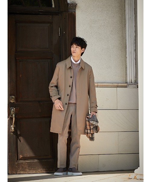 Perfect Suit FActory（パーフェクトスーツファクトリー）の「カシミンク　リバーシブルマフラー　V.FRAAS　ブラック/グレー/ネイビー（マフラー・メンズ・ネイビー/ブラック/チャコールグレー・FREE）」の8枚目の写真