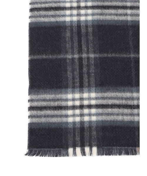 Perfect Suit FActory（パーフェクトスーツファクトリー）の「カシミンク　リバーシブルマフラー　V.FRAAS　ブラック/グレー/ネイビー（マフラー・メンズ・ネイビー/ブラック/チャコールグレー・FREE）」の13枚目の写真