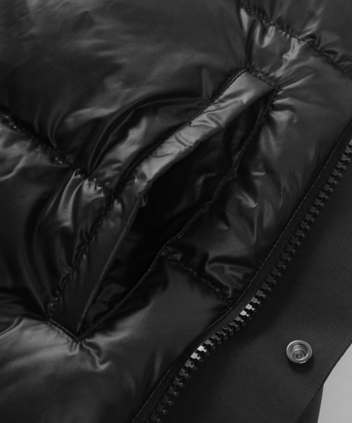 +phenix（プラスフェニックス）の「【＋Phenix/フェニックス】MOUTAIN DOWN JACKET/ マウンテンダウン フードジャケット/GORE-TEX INFINIUM/POO-21036（ダウンジャケット/コート・メンズ・グレー/ブラック・M/L/XL）」の7枚目の写真