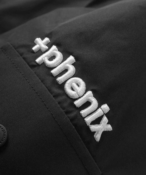 +phenix（プラスフェニックス）の「【＋Phenix/フェニックス】MOUTAIN DOWN JACKET/ マウンテンダウン フードジャケット/GORE-TEX INFINIUM/POO-21036（ダウンジャケット/コート・メンズ・グレー/ブラック・M/L/XL）」の20枚目の写真