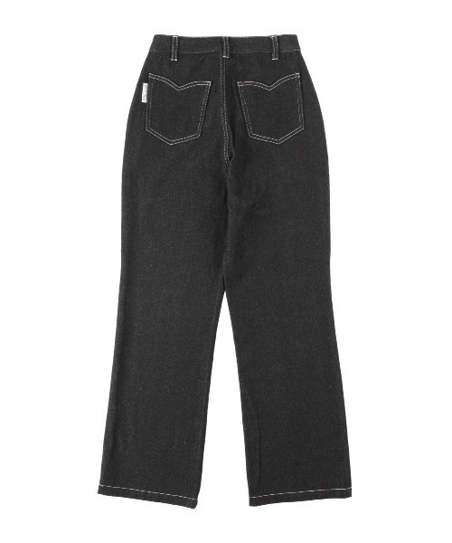 MIRO AMURETTE（ミロアミュレット）の「ceur straight denim/ハートポケットデニム（デニムパンツ・レディース・ブラック・SMALL/MEDIUM）」の16枚目の写真