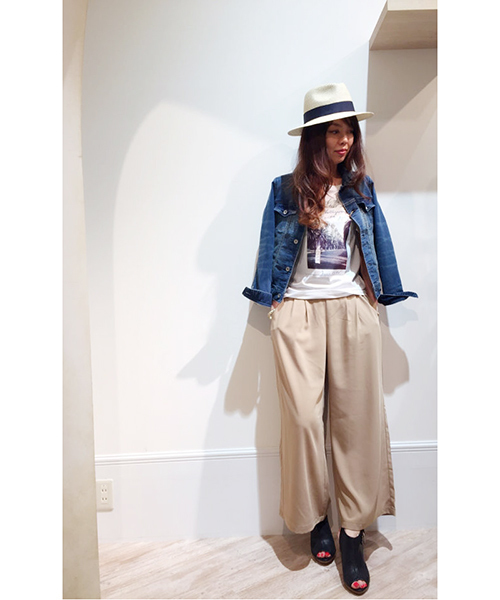 LIVI it(リヴィ イット)の「【LIVI it】ワイドパンツ(その他パンツ・レディース・ホワイト/ベージュ/ブラック/オレンジ・FREE)」の8枚目の写真