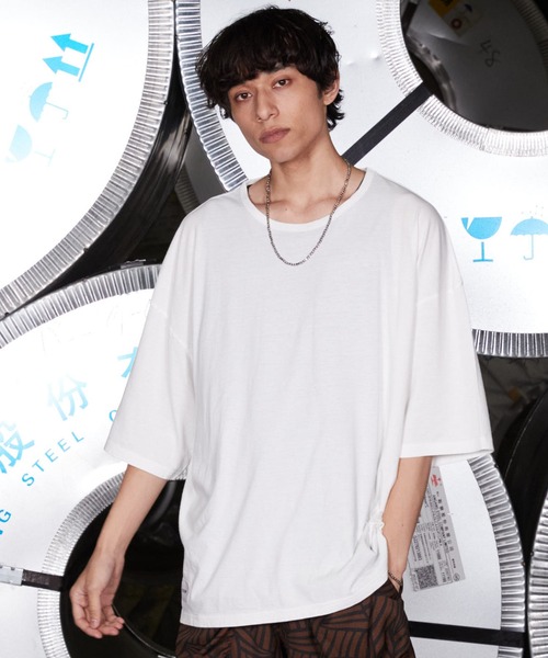 VIRGOwearworks（ヴァルゴウェアワークス）の「OPTIMUM 「F」（Tシャツ/カットソー・メンズ・ホワイト/ヘザーグレー/ブラック・3/4/2）」の2枚目の写真