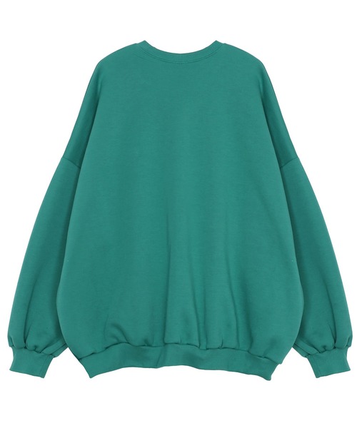 Figments（フィグメンツ）の「【裏起毛】Salutスウェット（スウェット・レディース・グリーン/杢グレー・FREE）」の11枚目の写真