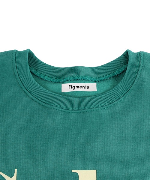 Figments（フィグメンツ）の「【裏起毛】Salutスウェット（スウェット・レディース・グリーン/杢グレー・FREE）」の10枚目の写真