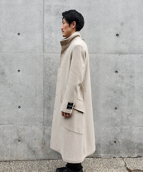 sulvam サルバム ベージュ ロングコート 19ss DANNER-S / ダナーエス】stand long coat / スタンドロング