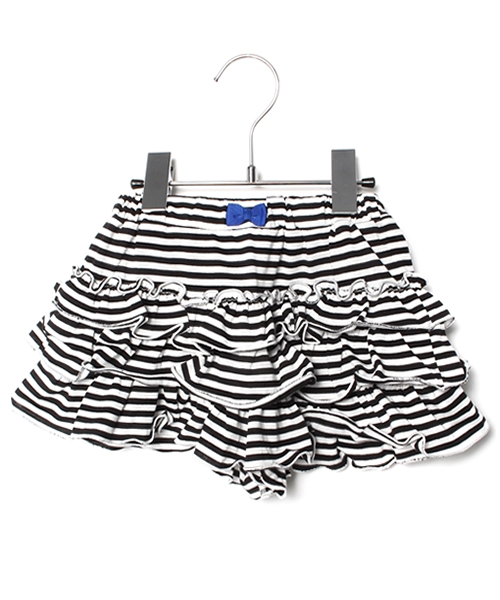 GLOBAL WORK(グローバルワーク)の「【吸水速乾機能】カットフリルショーツ/562428(その他パンツ・キッズ・ブルー/ブラック/グレー/イエロー・MEDIUM/SMALL/LARGE/X-LARGE)」の2枚目の写真