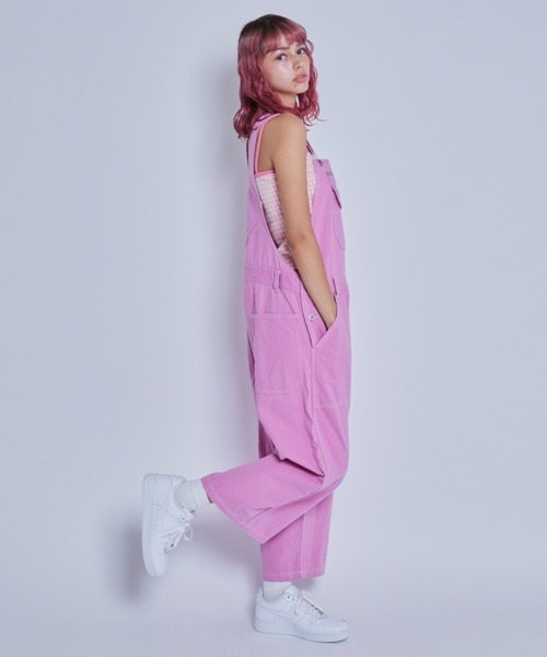 Candy Stripper（キャンディストリッパー）の「CND LIVELY サロペット（サロペット/オーバーオール・レディース・アイボリー/ピンク/ブラック・2）」の5枚目の写真