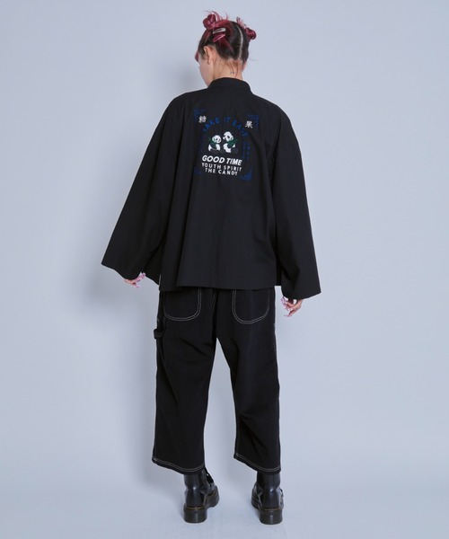 Candy Stripper（キャンディストリッパー）の「CND LIVELY サロペット（サロペット/オーバーオール・レディース・アイボリー/ピンク/ブラック・2）」の13枚目の写真